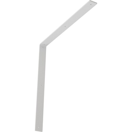 Ekena Millwork Hamilton Steel Bracket, White Primer 2"W x 24"D x 24"H BKTM02X24X24HAPWH